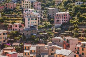 Blick auf Riomaggiore in Cinque Terre, Italien foto