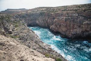 ansichten von wied il-ghasri in gozo, malta foto