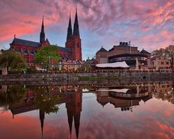 Ansichten rund um Uppsala, Schweden foto