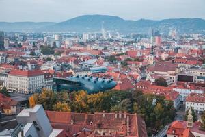 Blick auf die österreichische Stadt Graz foto