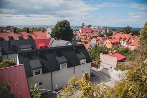 Ansichten rund um Visby in Gotland, Schweden foto