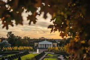 ansichten von uppsala, schweden im herbst foto