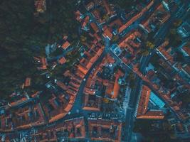 Drohnenansichten der slowenischen Hauptstadt Ljubljana foto