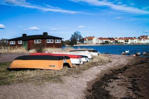 klapphuset historische stätte in kalmar, schweden foto