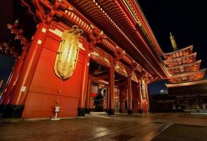 Senso-ji-Tempel in Tokio, Japan foto