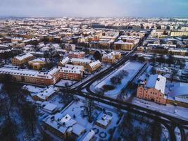 uppsala, schweden, wie im winter gesehen foto