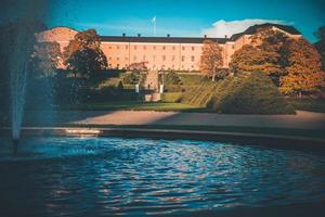 ansichten von uppsala, schweden im herbst foto