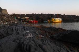 Landschaften der Insel Palia Kameni foto