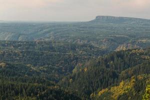 Herbstlandschaften in Prebischtor, Böhmen foto