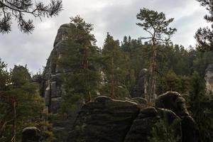 Herbstliche Landschaften von Adrspach foto