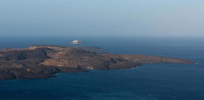 Landschaften der Insel Santorini foto