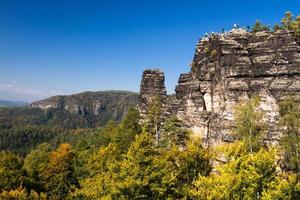 Herbstlandschaften in Prebischtor, Böhmen foto