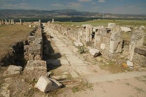 laodicea auf der antiken stadt lycus in denizli, turkiye foto