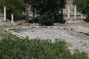 Pool in der antiken Stadt Aphrodisias in Aydin, Türkei foto