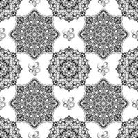 nahtloses Mandala-Muster foto
