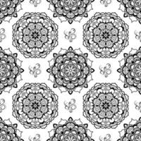 nahtloses Mandala-Muster foto