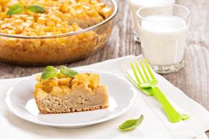 herzhafter Kuchen mit Kartoffeln foto