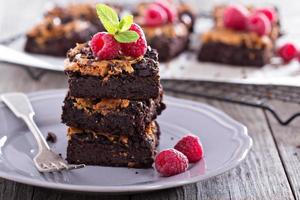 Brownies mit Erdnussbutter foto