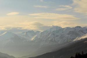 die Alpen im Winter foto