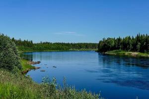 Landschaft in Schweden, Europa foto