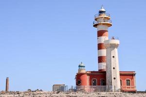 Leuchtturm am Meer foto