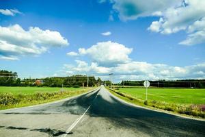 Landschaft in Schweden, Europa foto