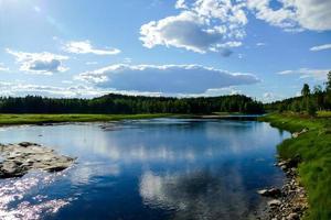 Landschaft in Schweden, Europa foto