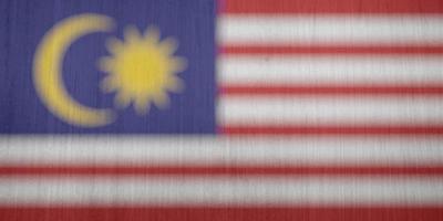 malaysische Flaggentextur als Hintergrund foto