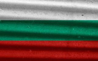 Textur der bulgarischen Flagge als Hintergrund foto