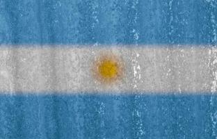 Textur der argentinischen Flagge als Hintergrund foto