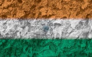 indische Flaggentextur als Hintergrund foto