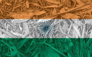 indische Flaggentextur als Hintergrund foto