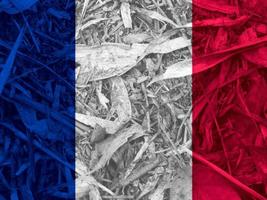 die französische Flagge Textur als Hintergrund foto