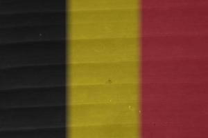 Textur der belgischen Flagge als Hintergrund foto