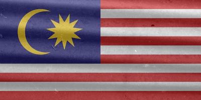 malaysische Flaggentextur als Hintergrund foto