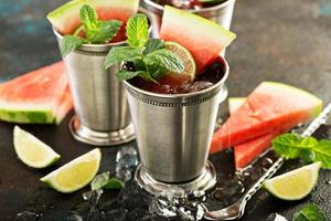 Wassermelone Limette Minze Juleps foto