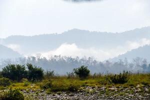 Ländliche Landschaft in Ostasien foto