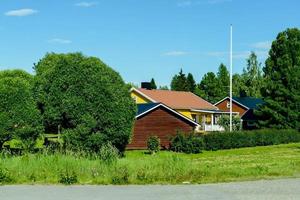 Landschaft in Schweden, Europa foto