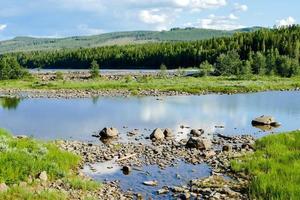 Landschaft in Schweden, Europa foto