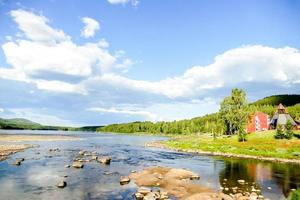 Landschaft in Schweden, Europa foto