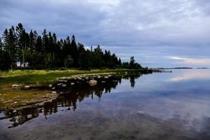 Landschaft in Schweden, Europa foto