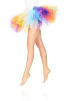 sexy Beine einer Ballerina foto