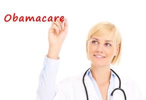 Arzt schreibt Obamacare foto