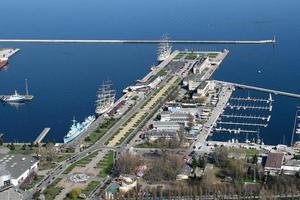 Hafen der Stadt Gdingen foto