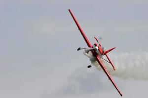 Flugzeug in der Luft foto