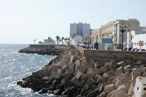 Enge Gassen der Altstadt von Cadiz, Südspanien foto