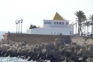 Enge Gassen der Altstadt von Cadiz, Südspanien foto