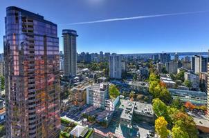 Skyline von Vancouver, Kanada foto