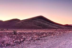 Namibrand-Sonnenuntergang - Namibia foto