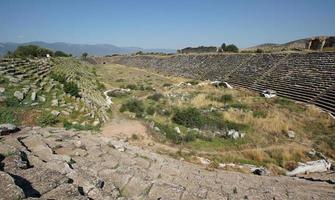 Stadion der antiken Stadt Aphrodisias in Aydin, Türkei foto